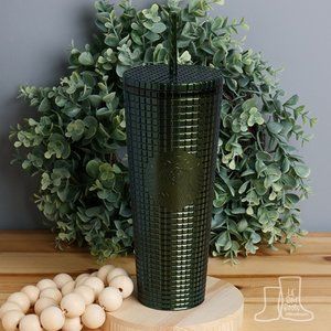 Starbucks 2021 Winter Holiday Disco Grid Textured Tumbler 24oz